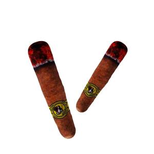 Fabrika toptan köpek oyuncak puro çiğnemek komik gıcırtılı doğum günü hediyeleri sigara medium peluş orta büyük yavru için - Product Image 6