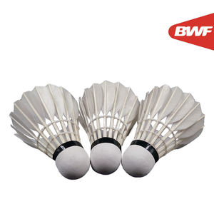 Volant en plumes d'oie de haute qualité, 12 pièces, <span class=keywords><strong>badminton</strong></span> pour les professionnels, - Product Image 3