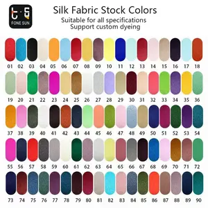 Fonesun-SK831 OEM RTS 100% Silk Customized 25mm Silk Satin Digital Printed Fabric For Clothing