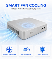 Mini PC EVUC de Alto Rendimiento I3 I5 I7 3-14ª Gen. DDR3L DDR4 DDR5 RAM Máx. 64GB 6USB SATA PCIe Tipo C Win10/11 Linux con Ventilador