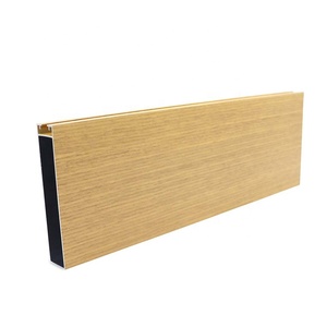 Profil en aluminium carré de grain en <span class=keywords><strong>bois</strong></span> tuyau rectangulaire de tube de boîte en aluminium de 6000 séries pour le <span class=keywords><strong>plafond</strong></span> - Product Image 5