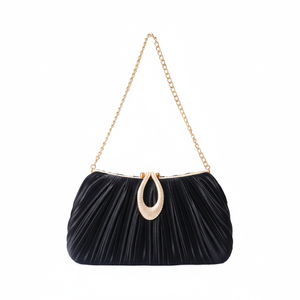 Bolso de mano de lujo con diamantes de imitación para mujer, bolso de noche 2025 - Product Image 1