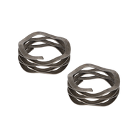 Ressort de compression en acier inoxydable sur mesure pour applications industrielles, type vague, joint de calage, ressort de compression 50 mm, étranger