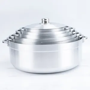 Juego de Ollas de Cocina de 12 Piezas, Olla de Aluminio para Restaurantes, <span class=keywords><strong>Caldero</strong></span>, Juego de Ollas para Cocinar - Product Image 1