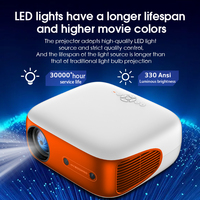 Nouvel arrivage HY800 pro Smart Android 11home cinéma cinéma projecteur portable wifi 6 android tv 4K vidéo projecteur proyector