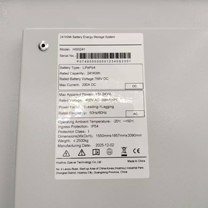 Industrial <b>Energy</b> <b>Storage</b> <b>System</b> 125kw 241/261kwh Air Cooling on Grid RS485 IP54 Commercial Use HSS261 Industrial - Product Image 5