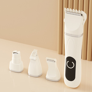 4 In 1 Electric Hair <b>Clipper</b> <b>For</b> Dogs And Cats With LCD Display Chargeable <b>Pet</b> Grooming Tool ABS Material - Product Image 2