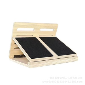 Tabla de estiramiento de madera transfronteriza, pedal inclinado, estirador de pantorrillas, tabla inclinada para estar de pie, estirador de piernas, yoga - Product Image 5