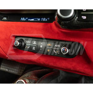 Cubierta de Fibra de Carbono para el Panel de Control del Aire Acondicionado del Ferrari 812, Superfast GTS - Product Image 2