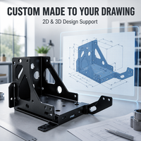 Fabrication sur mesure de supports métalliques par usinage CNC de précision, fabrication de tôles, électroérosion à fil, brochage, découpe laser, fabrication OEM