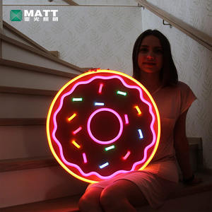 2023 Matt Factory <span class=keywords><strong>Donuts</strong></span> Led <span class=keywords><strong>Sign</strong></span> per la decorazione della parete luci al Neon per la decorazione della camera da letto e del partito - Product Image 2