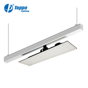 Toppo <span class=keywords><strong>1</strong></span>.5m 5Ft <span class=keywords><strong>LED</strong></span> tuyến tính Trunking hệ thống thương mại ánh sáng mặt dây chuyền và tuyến tính ánh sáng bị đình chỉ cho siêu thị - Product Image 1