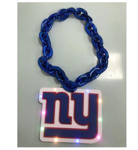 New York Giants Equipo de fútbol de alta calidad <span class=keywords><strong>EVA</strong></span> 3D Fan Chain Collar Espuma Gran espuma acrílica Medallones Electrización - Product Image 1