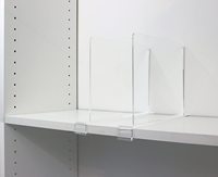 Séparateurs et organisateurs de placards, étagères en plastique, rangements pour armoires de cuisine, séparateurs d'étagères en acrylique transparent
