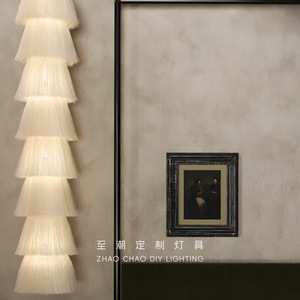 Zhao Chao Diy Lighting Vintage Style Pendant <b>Lamp</b> E27 Energy Saving Round Shape For Restaurant Teahouse Homestay - Product Image 5