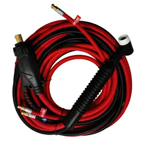 WP18F testa nera con cavo morbido rosso connettore Euro 35-70 connettore rapido dado Gas acqua