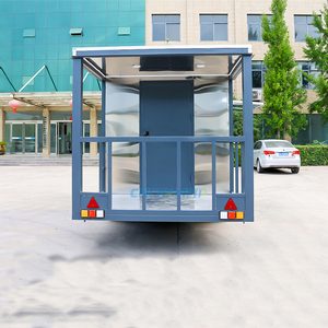 Chariot de restauration mobile Chammp OEM avec cuisine complète pour café, snacks, pizzas, tacos, BBQ, hot-dogs et glaces - Product Image 2