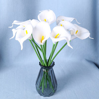 Vente en gros de mini-lys artificiels de haute qualité, tiges uniques, fleurs réalistes, bouquets de mariage, fête, Saint-Valentin