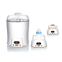 Stérilisateur de biberon pour bébé en silicone, fonction de chauffe-lait, sécheuse, vapeur, biberon pour bébé