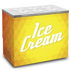 Thiết kế mới 6 thùng liên tục pozzetti kem cứng Tủ đông hiển thị Gelato <span class=keywords><strong>Showcase</strong></span> - Product Image 5