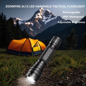 Mạnh mẽ nhất nhôm mini <span class=keywords><strong>LED</strong></span> Torch Ánh Sáng IP65 không thấm nước có thể sạc lại dài thời gian chạy sáng có thể điều chỉnh tập trung sử dụng ngoài trời - Product Image 2