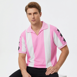 Tela CVC de Alta Calidad, 180 GSM, para Camisetas, Color Sólido, Hombros Caídos, Anti-Pilling, Manga Corta, Casual, Unisex, Lavada - Product Image 5