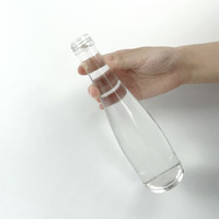 Bouteille en verre de haute qualité à fond épais et transparent, 500 ml, 700 ml, à col long, pour vin, boissons, sodas, avec bouchon et brosse