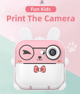Appareil <span class=keywords><strong>photo</strong></span> numérique <span class=keywords><strong>pour</strong></span> enfants à <span class=keywords><strong>prix</strong></span> d'usine, mini caméra de poche 1080P HD avec zoom 16X, écran rotatif, enregistreur vidéo, impression thermique, jouet cadeau - Product Image 3