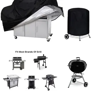 Outdoor Waterproof UV Resistant Gas Grill BBQ Cover Accessory for Cooking