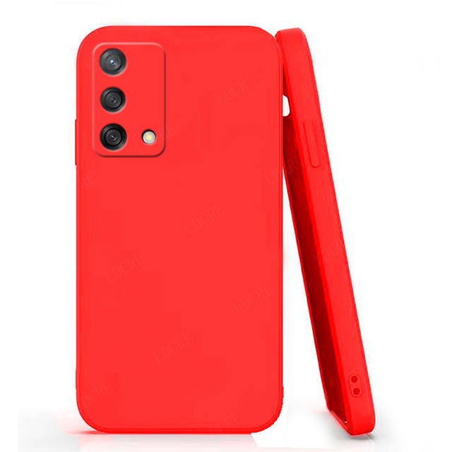 Cover Case for OPPO A74 Capas Luxury Liquid Silicone Shockproof Full Soft Cover for OPPO a 74 A54 A94 A74 Fundas
