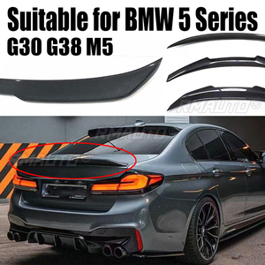 สปอยเลอร์หลังคาร์บอนไฟเบอร์ G30 Pro Style เหมาะสำหรับ BMW G38 ซีรีส์ 5 M5 525 530 540  ลิ้นสปอยเลอร์หลัง ดีไซน์สำหรับรถยนต์ - Product Image 1