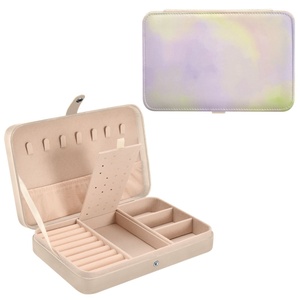 Factory Wholesale Custom Logo Jewelry Velvet <b>Earrings</b> Necklace Bracelet Ring Jewelry <b>Box</b> - Product Image 1