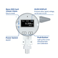 Sensor de Nivel de Agua y Aceite NOVA OEM OBM 4G LoRaWAN NB-IOT con Pantalla LCD, Medidor de Nivel por Radar Inalámbrico