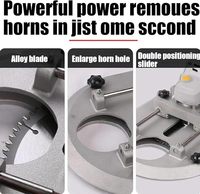 Désorneur électrique pour bovins, machine à couper les cornes, machine à retirer les cornes de vache sans sang, outil de désornage pour élevage de bétail pour bovins adultes