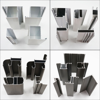 Profil en aluminium pour portes et fenêtres de conception/Tanzanie marché profilé d'extrusion d'aluminium