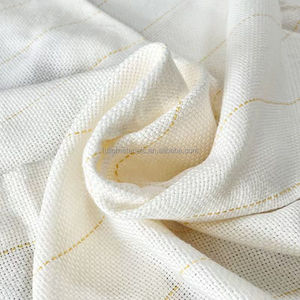 <span class=keywords><strong>Tela</strong></span> de Malla para Alfombras de Tufting Primaria, Tejido No Tejido de Sarga, 100% Algodón, Transpirable, Textil para el Hogar, Alfombra Amarilla para Niñas - Product Image 3