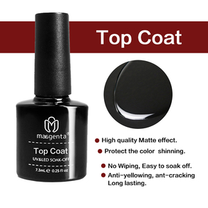 Top Coat à strass pour femme, sans résidu, couche de qualité supérieure, tenue brillante, transparent - Product Image 2