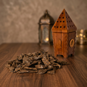 Perfume Árabe de Madera de Agar de Papua Merauke Sanai Syahbaz No 43, Aroma Afrutado Dulce de Grado Superior - Product Image 1