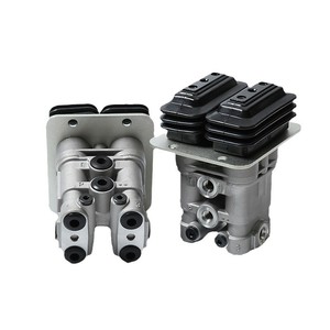 ชุดวาล์วเท้าเหยียบ Kawasaki แบบ 8 รู วาล์วควบคุมทิศทาง 4 ทาง 315 บาร์ 100 ลิตร/นาที อะไหล่รถขุดไฮดรอลิก - Product Image 4