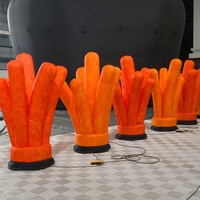 Décoration de flamme gonflable lumineuse personnalisable pour les marchés nocturnes et les carnavals