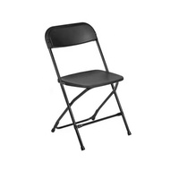 10 chaises pliantes blanches empilables avec structure métallique et sièges en plastique pour mariages, événements extérieurs, écoles, parcs, cuisines, villas