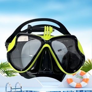 Máscara de Buceo de Silicona de Bajo Flujo y a Prueba de Fugas, Lentes de Vidrio Templado (4.0mm), Vista Panorámica de 180°, Dos Ventanas que Protegen la Nariz - Product Image 2