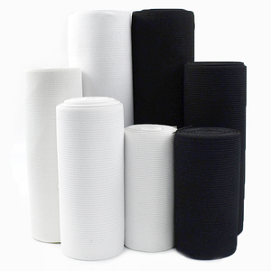 Meetee AP355 10-20cm DIY accesorios de costura negro blanco cinturón de ganchillo banda elástica correa para vestido ropa cintura banda de goma - Product Image 1