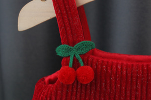 Vestido de Invierno para Bebé Niña, Vestido de Princesa de Terciopelo, Estilo Coreano, Vestido para Niña de Un Año - Product Image 5