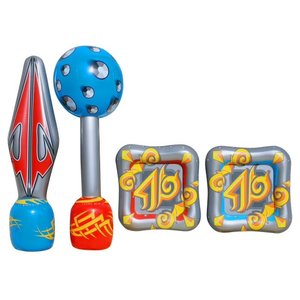 Juguetes Divertidos para Fiestas Infantiles, Regalos, Arma de Batalla Mega Guerrero Inflable de PVC - Product Image 3