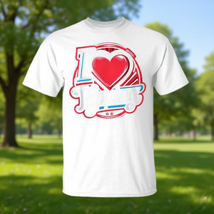 T-shirt promozionale I Heart Yapping Talkative - Product Image 3