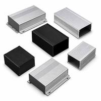 Caja de Control Ligera de Aluminio con Bridas de Montaje para Aplicaciones Industriales en Interiores, Caja de Control Metálica Pequeña
