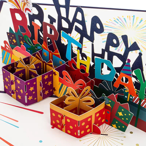 Biglietto di <span class=keywords><strong>auguri</strong></span> di <span class=keywords><strong>buon</strong></span> <span class=keywords><strong>compleanno</strong></span> in carta Pop-up 3D <span class=keywords><strong>auguri</strong></span> di <span class=keywords><strong>buon</strong></span> <span class=keywords><strong>compleanno</strong></span> per donne uomini moglie marito ragazze fidanzata - Product Image 3
