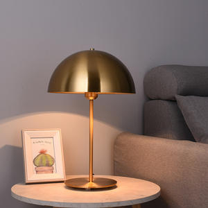 New Arrival Night Light Bedroom Restaurant Nordic Modern Copper <b>Study</b> Bedside Led Colourful <b>Table</b> <b>Lamp</b> - Product Image 3