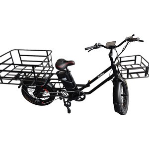 Ruihe K5 Fat Tire Cargo Bicicleta eléctrica 20 pulgadas Fat Cargo Bike Nuevo diseño Fat Tire Bicicleta eléctrica - Product Image 3